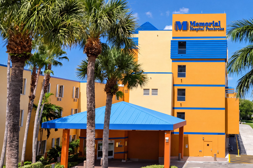 memorial hospital pembroke exterior