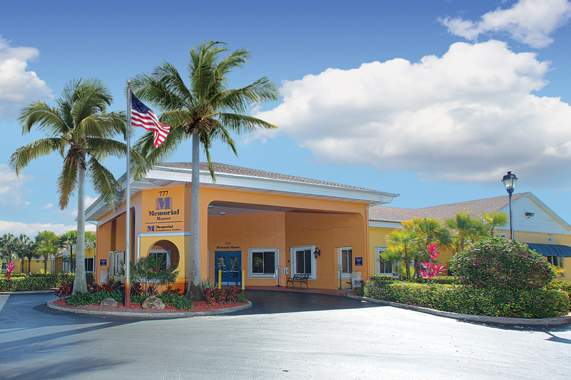 memorial manor exterior