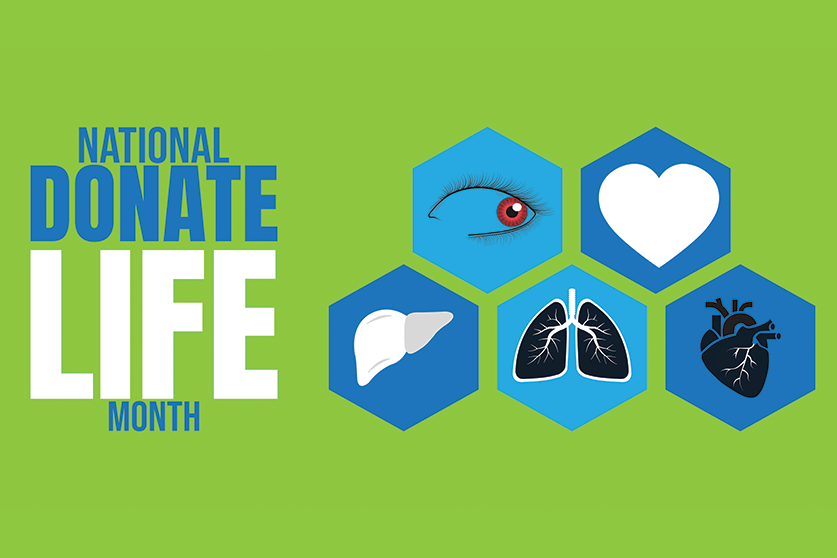 National Donate Life Month banner