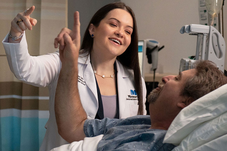 Neurology patient with his Doctor