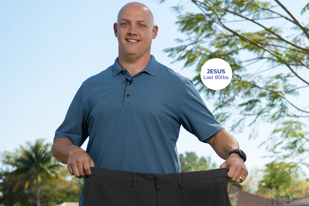 Testimonial about a patient that lost 80 pounds